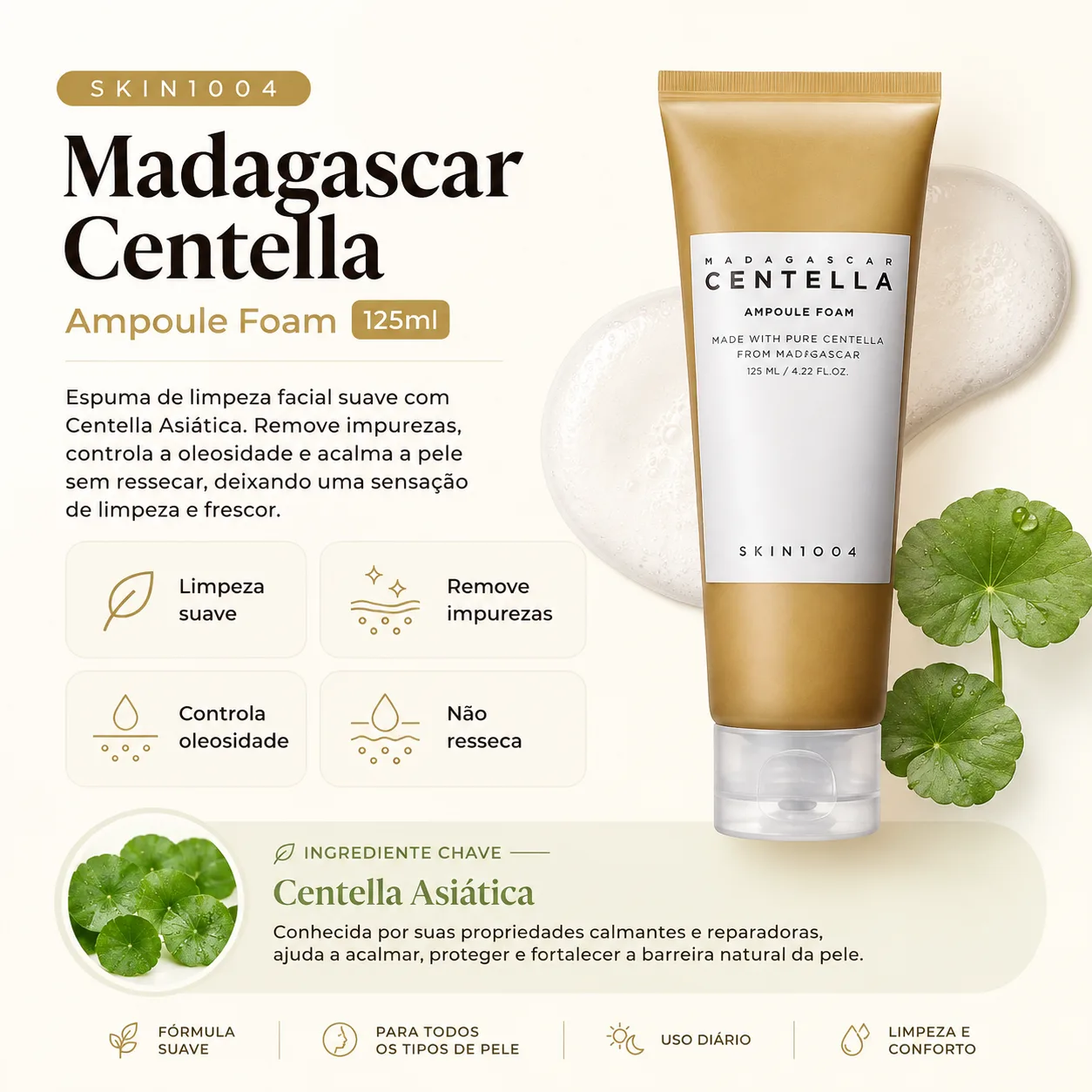 SKIN1004 Madagascar Centella Ampoule Foam 125ml 2